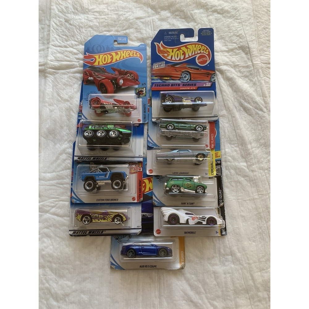NIP Hot Wheels Lot Of 10 Assorted